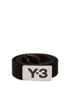 Matchesfashion.com Y-3 - Logo Stretch Webbing Belt - Mens - Black