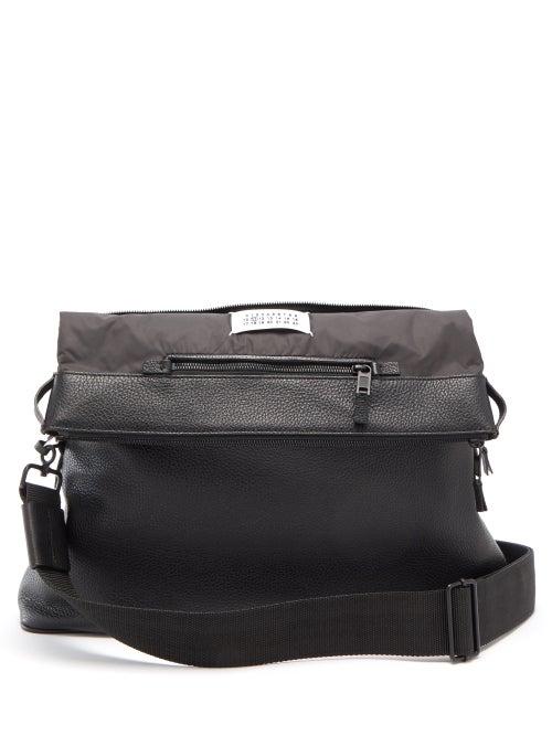 Matchesfashion.com Maison Margiela - 5ac Grained-leather Cross-body Bag - Mens - Black