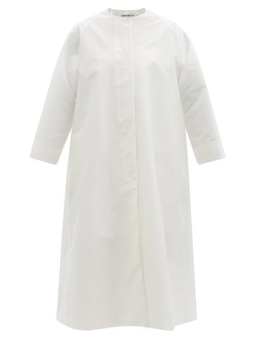 Matchesfashion.com Bernadette - David Crepe Opera Coat - Womens - Ivory