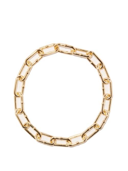 Ladies Jewellery Bottega Veneta - Chunky Chain Gold-plated Necklace - Womens - Gold