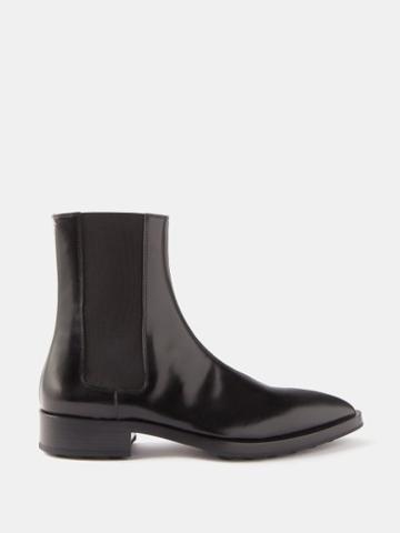 Jil Sander - Master Opale Leather Ankle Boots - Womens - Black