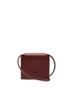 Matchesfashion.com Acne Studios - Square Leather Neck Pouch - Mens - Burgundy