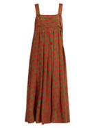 Rachel Comey Paw-print Silk-crepe Midi Dress