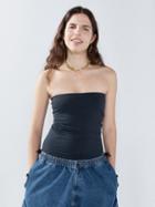 Raey - Double Layer Jersey Bandeau Top - Womens - Navy