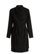 Matchesfashion.com Vivienne Westwood Anglomania - Tondo Cowl Neck Draped Dress - Womens - Black
