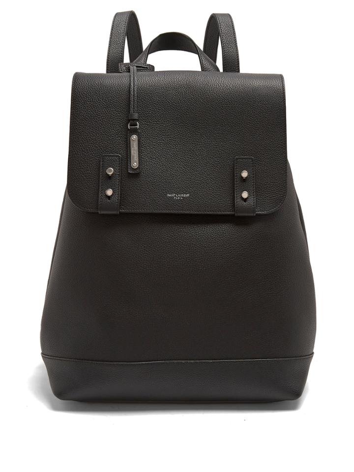 Saint Laurent Leather Backpack