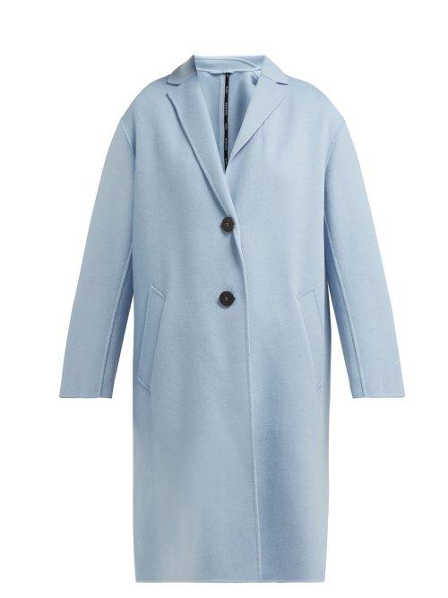 Matchesfashion.com Weekend Max Mara - Linz Coat - Womens - Light Blue