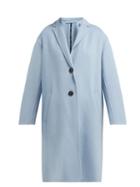 Matchesfashion.com Weekend Max Mara - Linz Coat - Womens - Light Blue