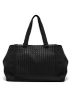 Matchesfashion.com Bottega Veneta - Intrecciato Leather Tote Bag - Mens - Black