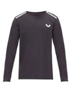 Matchesfashion.com Castore - Logo-print Technical-jersey Long-sleeved T-shirt - Mens - Black