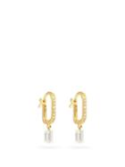 Matchesfashion.com Raphaele Canot - Set Free Diamond & 18kt Gold Earrings - Womens - Yellow Gold