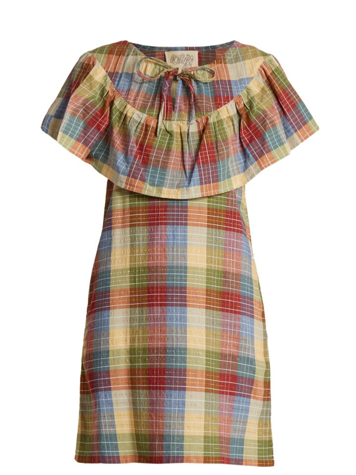 Ace & Jig Clifton Checked Cotton-blend Dress