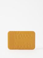 Paul Smith - Logo-debossed Leather Cardholder - Mens - Dark Yellow