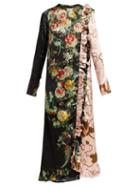 Matchesfashion.com By Walid - Suna Print Silk Dress - Womens - Multi