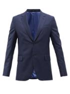 Paul Smith - Single-breasted Wool-twill Suit Jacket - Mens - Dark Navy