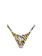 Matchesfashion.com Reina Olga - Tiger-print Brazilian Bikini Briefs - Womens - White Print