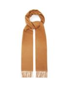 Matchesfashion.com Johnston's Of Elgin - Fringed Cashmere Scarf - Womens - Brown