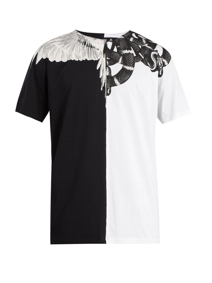 Marcelo Burlon Snake Wing-print Cotton T-shirt