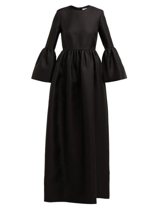 Matchesfashion.com The Row - Lora Silk Twill Gown - Womens - Black