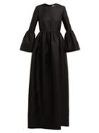 Matchesfashion.com The Row - Lora Silk Twill Gown - Womens - Black