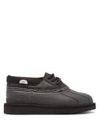 Matchesfashion.com Suicoke - Alal Lace-up Faux Leather Shoes - Womens - Black