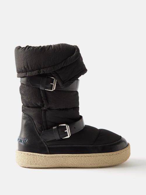 Isabel Marant - Zenora Padded Snow Boots - Womens - Black