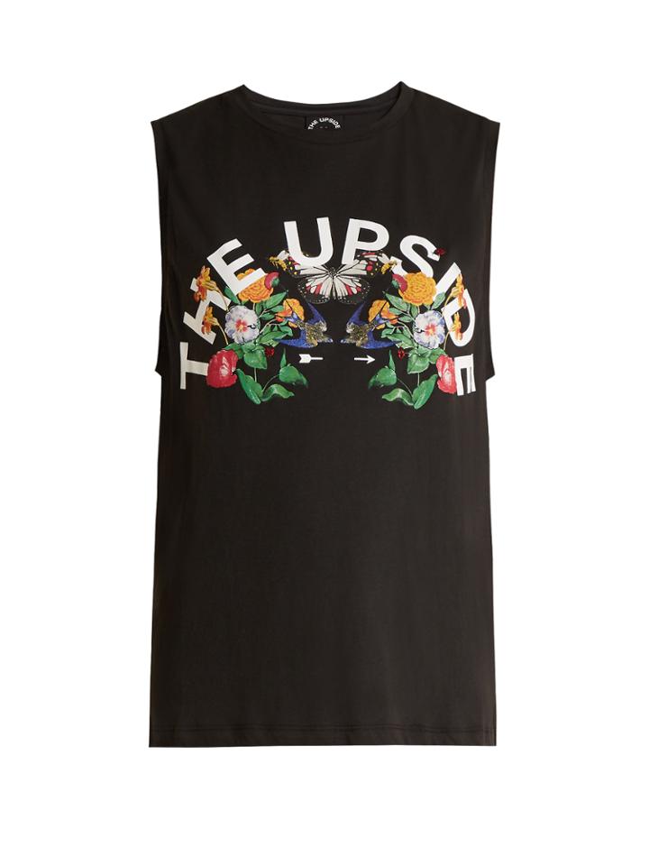 The Upside Chambal Garden-print Performance Tank Top