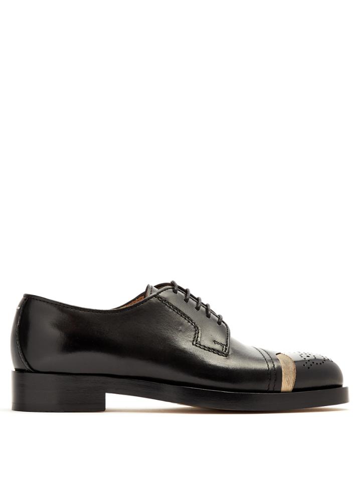 Maison Margiela Lace-up Leather Brogues