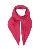 Matchesfashion.com Gucci - Logo-embroidered Silk-twill Scarf - Womens - Pink