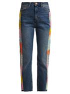 Germanier Bead-embellished High-rise Straight-leg Jeans