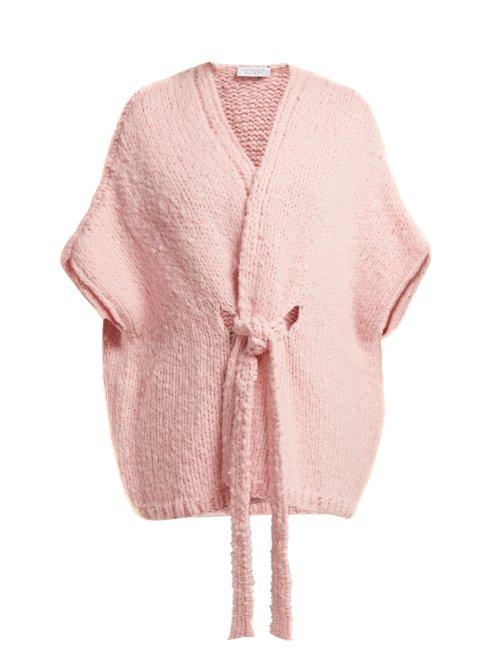 Matchesfashion.com Gabriela Hearst - Brianne Cashmere Cardigan - Womens - Pink