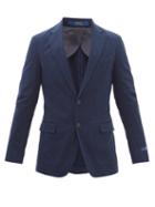 Polo Ralph Lauren - Single-breasted Cotton-blend Blazer - Mens - Navy