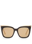Cartier Eyewear Panthre De Cartier Acetate Sunglasses