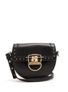 Balmain 44-18 Leather Cross-body Bag