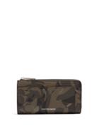 Alexander Mcqueen Camouflage-print Leather Wallet