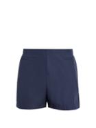 Matchesfashion.com Iffley Road - Pembroke Logo Embossed Running Shorts - Mens - Navy