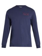 Martine Rose Logo-print Cotton-jersey Long-sleeved T-shirt