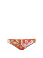 Matchesfashion.com Mara Hoffman - Zoa Lily Print Bikini Briefs - Womens - Red Multi