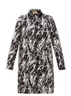 Matchesfashion.com No. 21 - Zebra Print Double Breasted Cotton & Pvc Coat - Womens - Black White