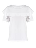 Chloé Sailor-collar Cotton-jersey T-shirt