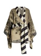Hillier Bartley Floral-print Silk-crepe Kimono Jacket