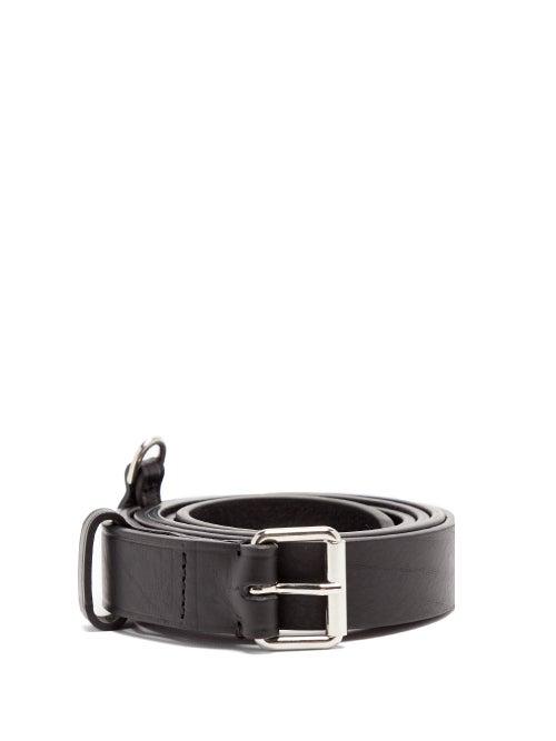 Matchesfashion.com Ami - D-ring Leather Belt - Mens - Black