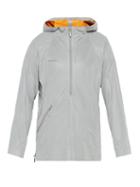 Matchesfashion.com Mammut Delta X - Reflective Half Zip Hooded Jacket - Mens - Silver