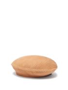 Matchesfashion.com Pleats Please Issey Miyake - Pleated Velvet Beret - Womens - Brown
