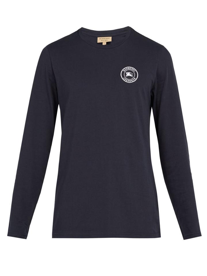 Burberry Jensen Long-sleeved Cotton T-shirt