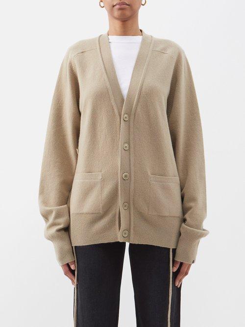 Extreme Cashmere - No.185 Feike Stretch-cashmere Cardigan - Womens - Beige