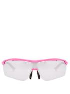 Matchesfashion.com Stella Mccartney - Turbo Wrap Rectangle Frame Sunglasses - Womens - Pink