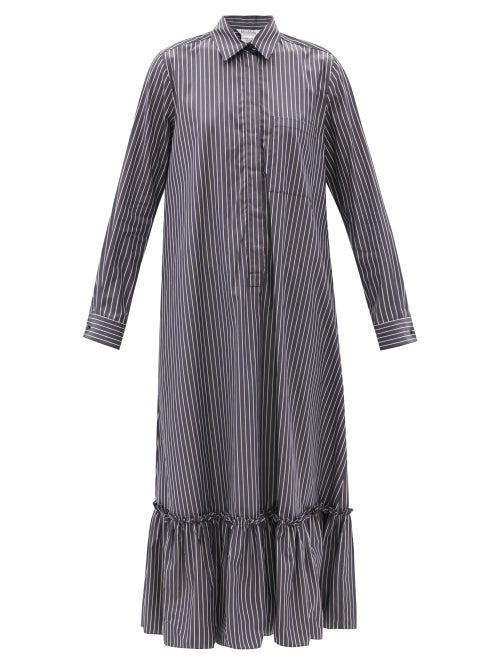 Max Mara - Nastie Dress - Womens - Navy White