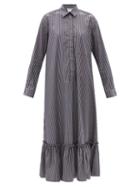 Max Mara - Nastie Dress - Womens - Navy White