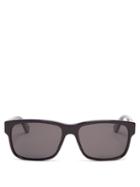Matchesfashion.com Gucci - Square Frame Acetate Glasses - Mens - Black